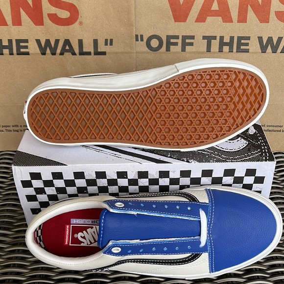 Vans Skate Old Skool Sport Leather True Blue/White WMNS sneakers - Picture 5 of 16